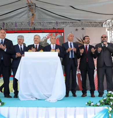 TARIMA DAYALI İHTİSAS BESİ ORGANİZE SANAYİ BÖLGESİ TEMEL ATMA TÖRENİ